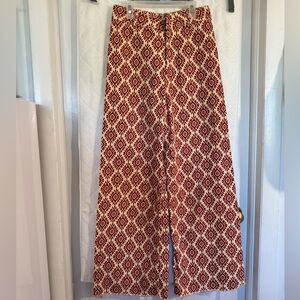 Zara Red and Cream Floral Design